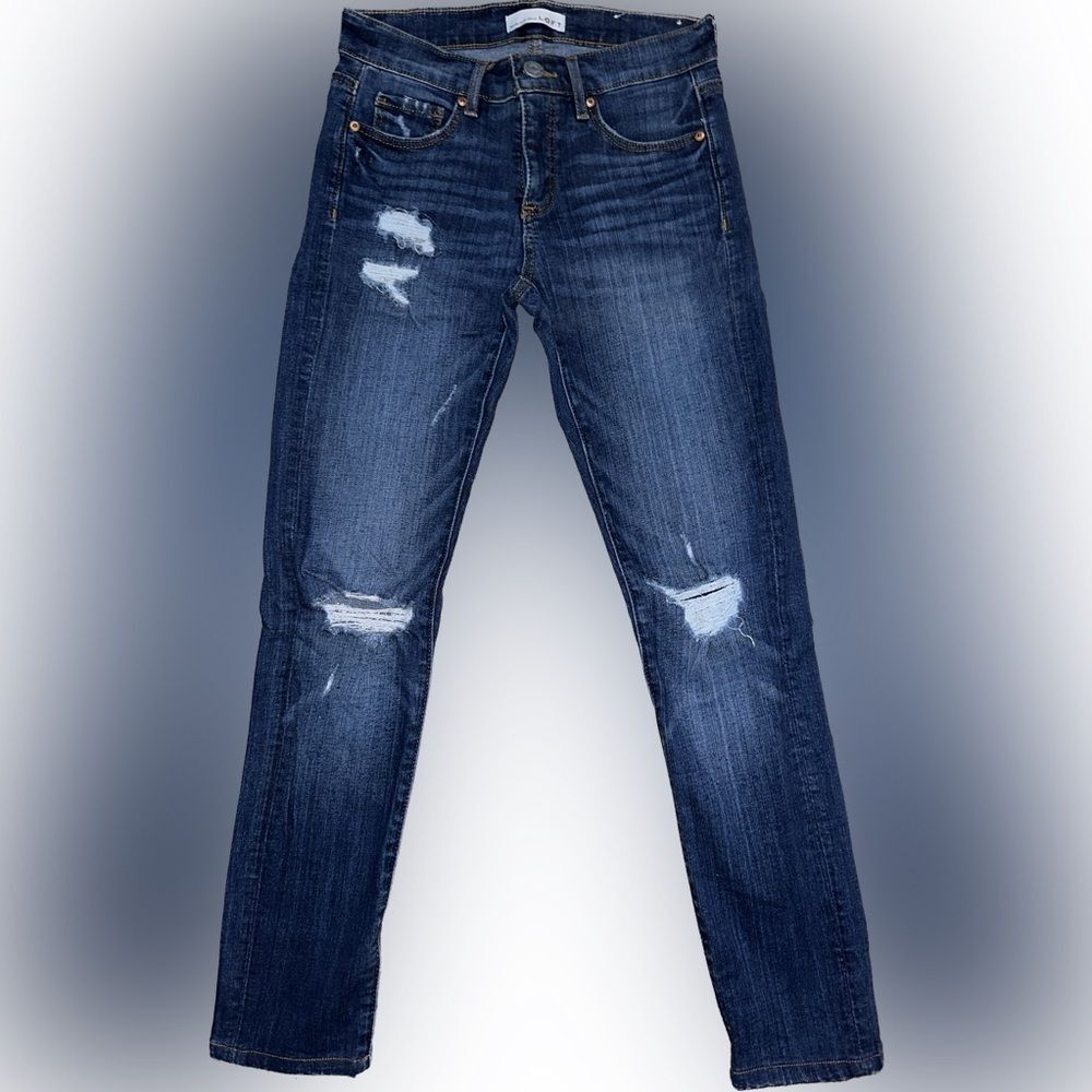 Blue Distressed Jeans